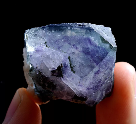 30g Natural Window Purple Fluorite Dolomite Mineral Specimen/Yaogangxian China