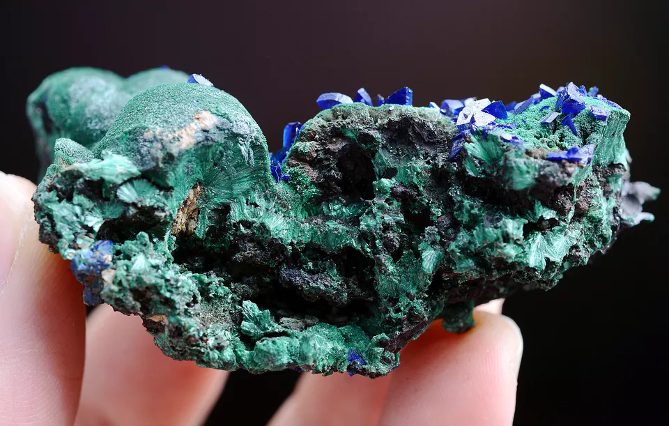 67g Natural Beautiful Azurite & Malachite symbiosis Mineral Specimen/China