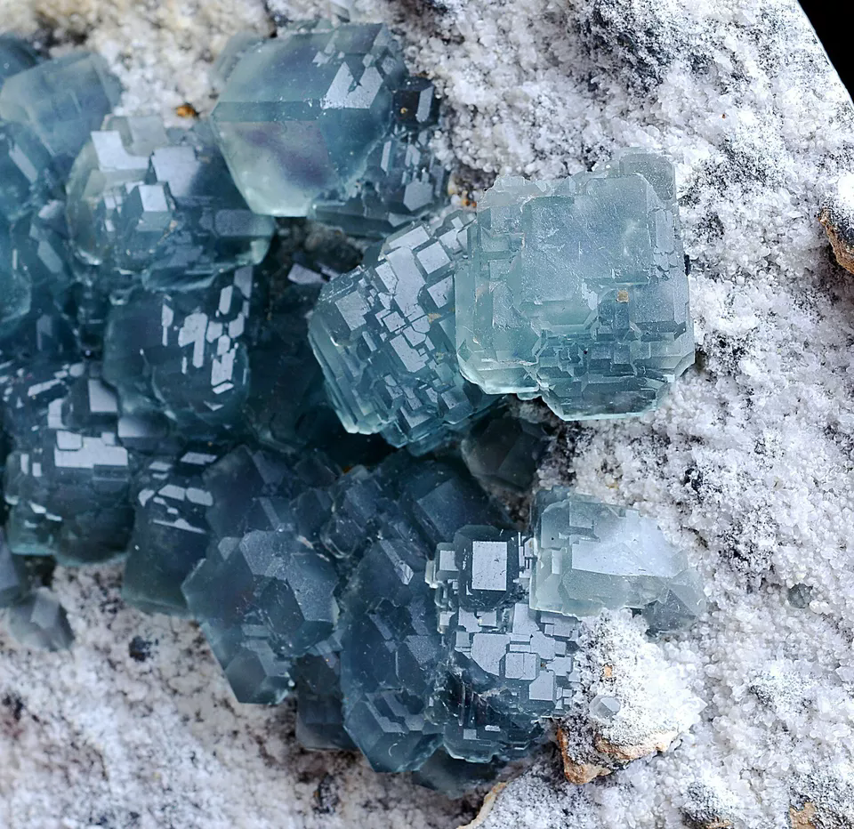 2322g NATURAL Rare Blue Green Cubic Phantom Window FLUORITE Mineral  Specimen