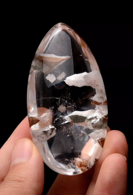 Natural Rare Healing Calcite Quartz Crystal Mineral Pendants 67*35*26mm