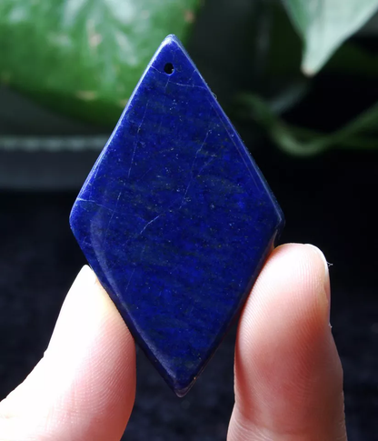 Beautiful Natural Royal Blue Lapis Lazuli Gems Healing Pendant  19.6g