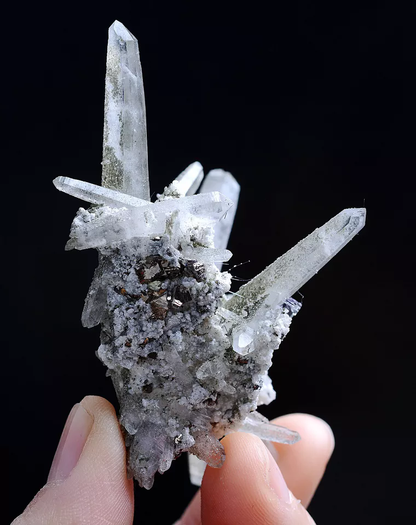 22g Natural Bismuthinite Crystal Arsenopyrite Mineral Specimen/YaoGangXianChina