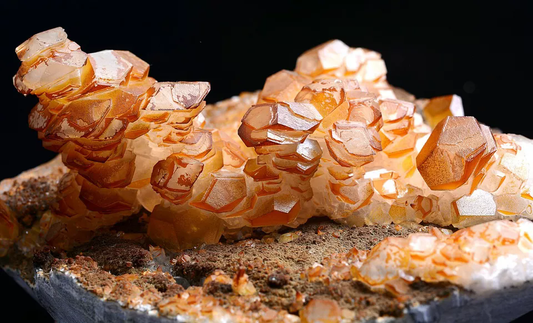 842.5g Natural Rare Yellow “Benz ” Tower-Like Calcite Mineral Specimen/ China