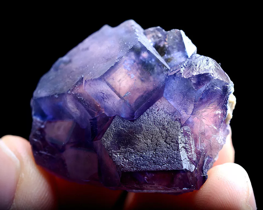 20g Natural Cube Purple FLUORITE Mineral Specimen/Inner Mongolia China