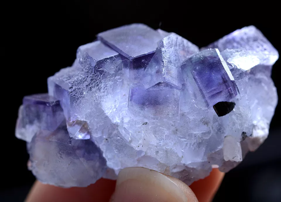 25g Natural Rare Window Purple FLUORITE Mineral Specimen/Yaogangxian China