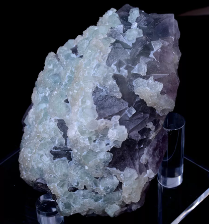 China/Newly DISCOVERED RARE GREEN FLUORITE CRYSTAL MINERAL SPECIMEN 1941g