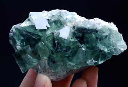 186g Natural Phantom Window Green Fluorite Crystal Mineral Specimen/China