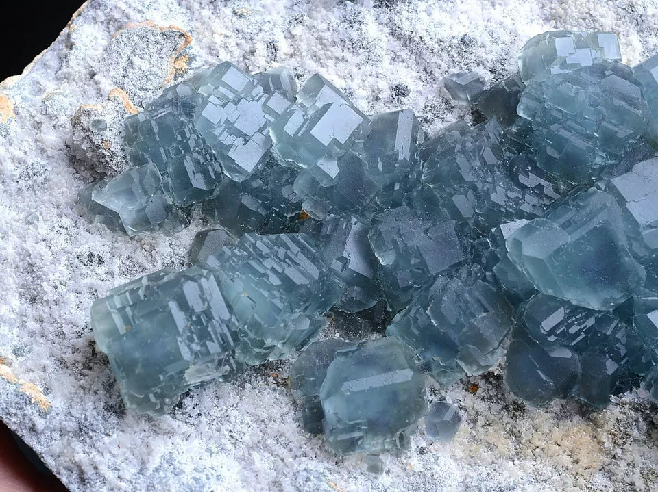 2322g NATURAL Rare Blue Green Cubic Phantom Window FLUORITE Mineral  Specimen