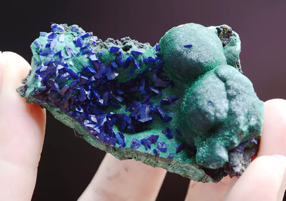 67g Natural Beautiful Azurite & Malachite symbiosis Mineral Specimen/China