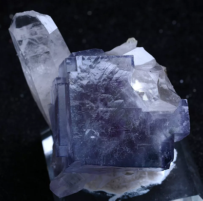 123g Natural Rare Purple Fluorite Crystal Mineral Specimen/Yaogangxian China