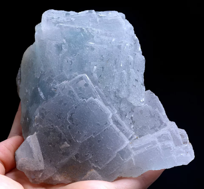 729.g Natural Transparent Fluorite CRYSTAL CLUSTER Mineral Specimen