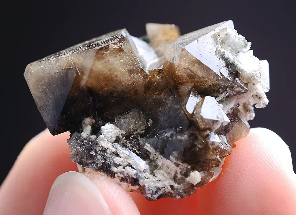 12g Natural Rare Scheelite & Crystal Mineral Specimen/ Yaogangxian China