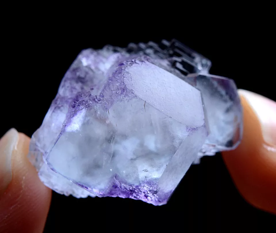 13g Natural Phantom Purple Fluorite Mineral Specimen / Yaogangxian  China