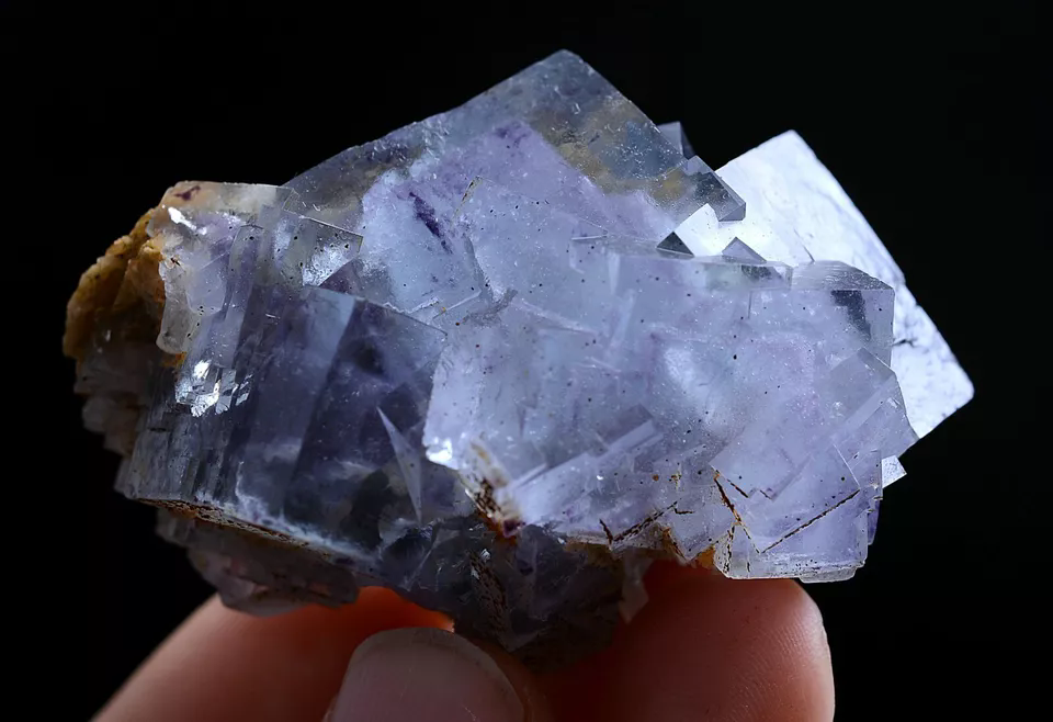 75g Natural Phantom Window Purple Fluorite Mineral Specimen/Yaogangxian China