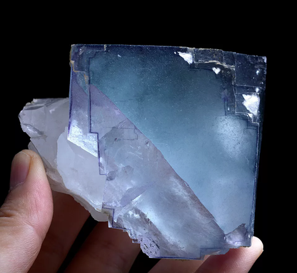 Natural Large Particle Purple Fluorite Crystal Mineral Specimen/YaogangXian 580g