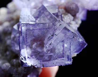 88g Natural Phantom Window Purple FLUORITE Mineral Specimen/Yaogangxian China