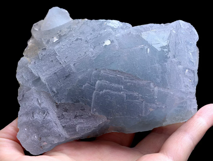 729.g Natural Transparent Fluorite CRYSTAL CLUSTER Mineral Specimen