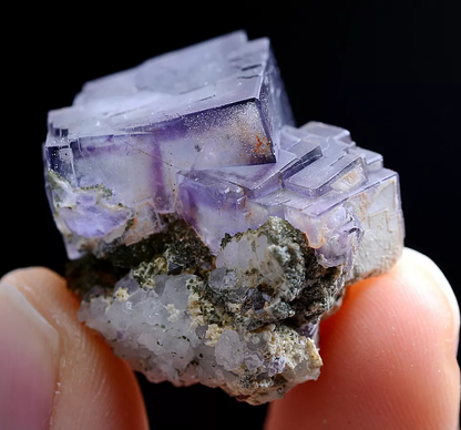 15g Natural Phantom Window Purple Fluorite Mineral Specimen/ Yaogangxian  China