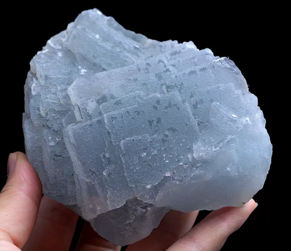 Natural Transparent Fluorite CRYSTAL CLUSTER Mineral Specimen  683.g