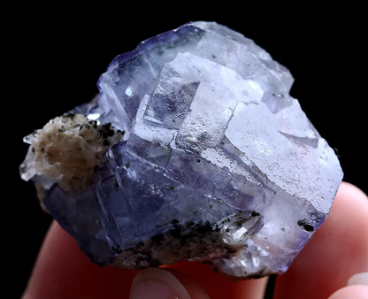 50gNatural Purple Fluorite Calcite & Arsenopyrite Mineral Specimen/ Yaogangxian