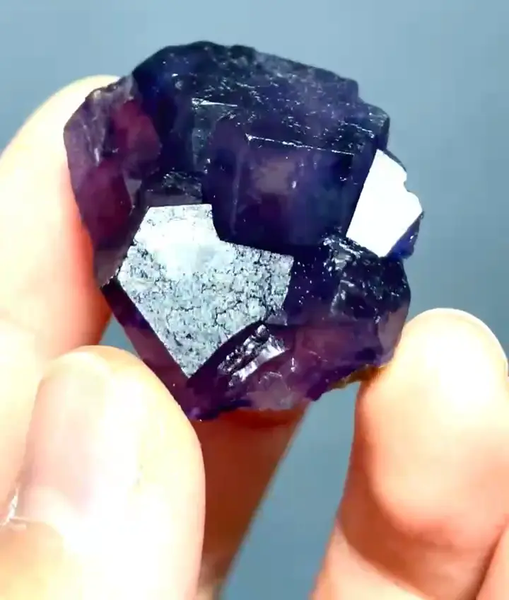 20g Natural Cube Purple FLUORITE Mineral Specimen/Inner Mongolia China