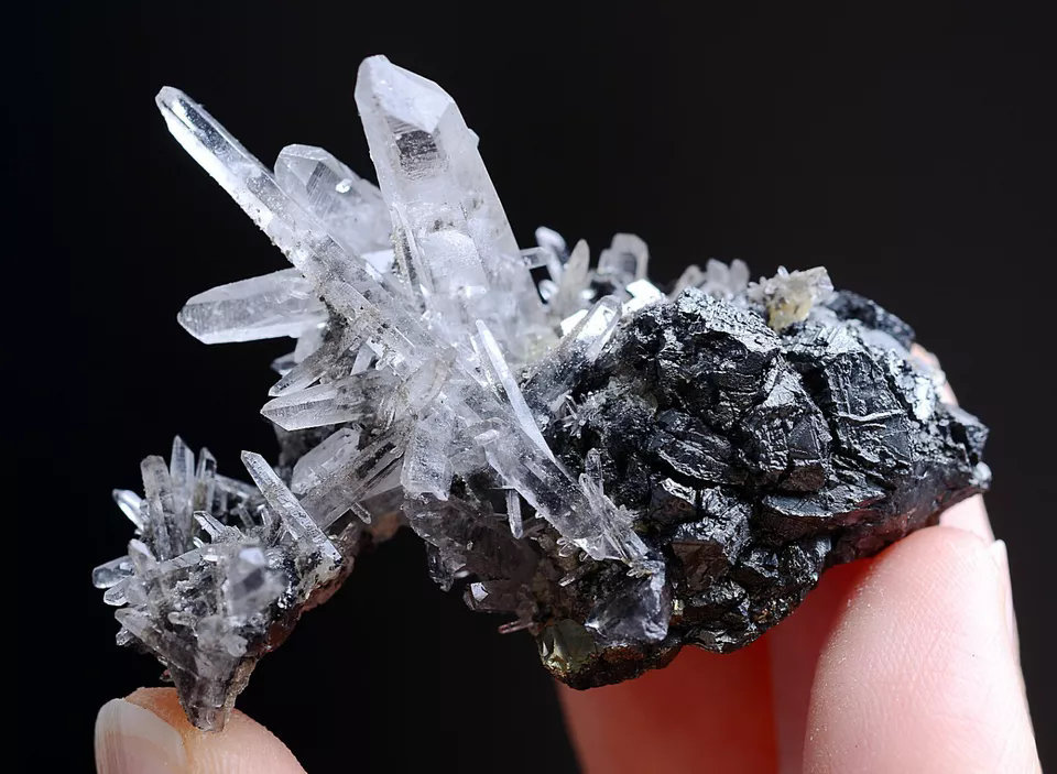 30g Natura Arsenopyrite & Crystal Cluster Mineral Specimen/Yaogangxian China