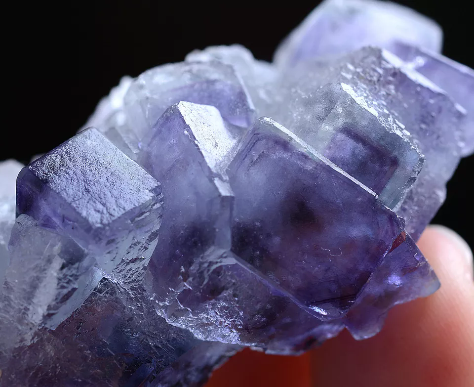 25g Natural Rare Window Purple FLUORITE Mineral Specimen/Yaogangxian China