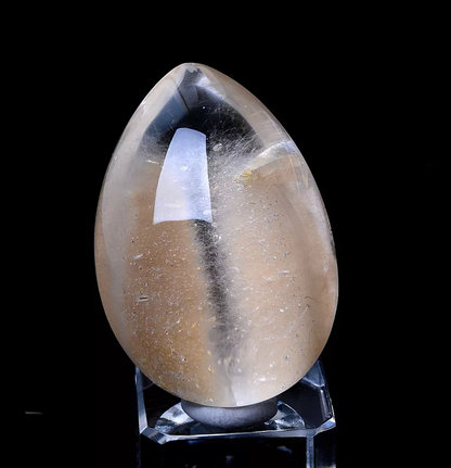 32.88g Natural Clear Rabbit Hair "Stone Inside Stone"Quartz Crystal Pendant