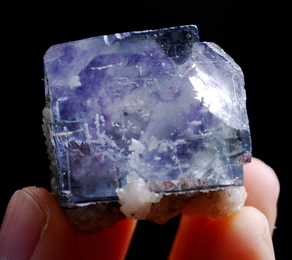 30g Natural Window Purple Fluorite Dolomite Mineral Specimen/Yaogangxian China