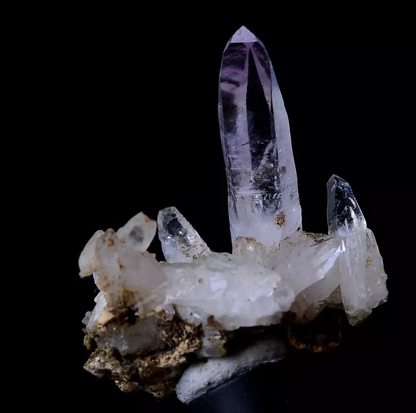 5.45g NATURAL Amethyst Quartz Skeletal Crystal Point Mineral Specimen/Mexico