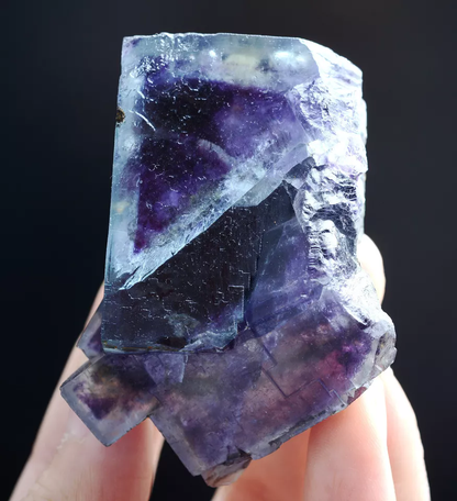 115g Natural Devil's Eye Purple FLUORITE Mineral Specimen/Inner Mongolia  China