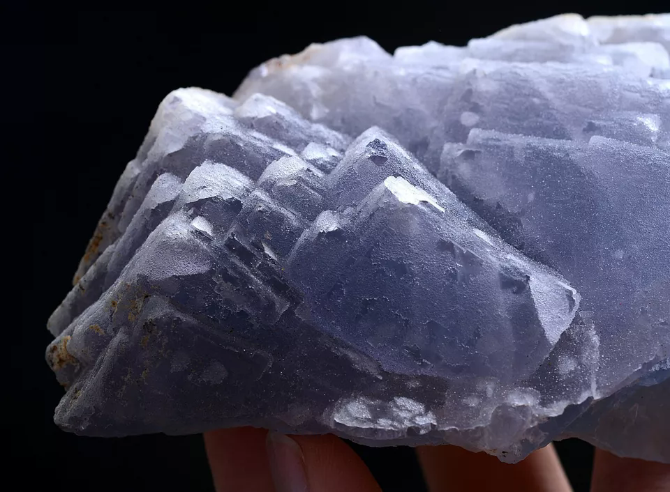 304g Natural Transparent Fluorite CRYSTAL CLUSTER Mineral Specimen