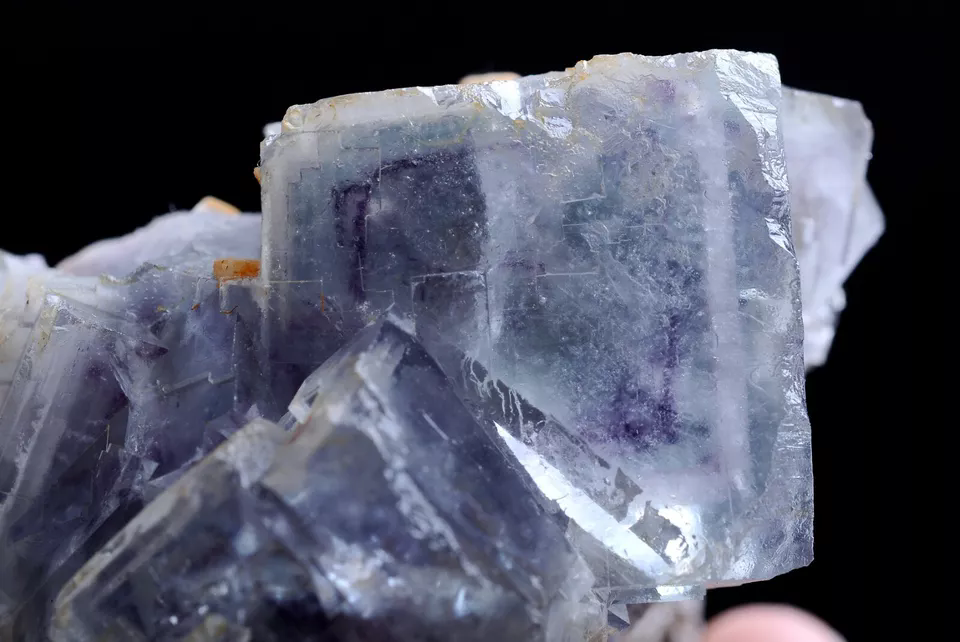 138g Natural Phantom Window Purple Fluorite Mineral Specimen/ Yaogangxian China