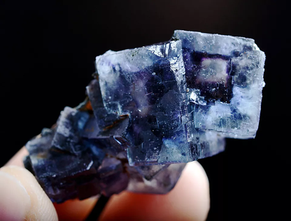 16gNatural Phantom Window Purple FLUORITE Mineral Specimen/Inner Mongolia China