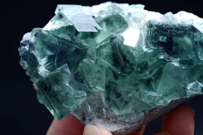 186g Natural Phantom Window Green Fluorite Crystal Mineral Specimen/China