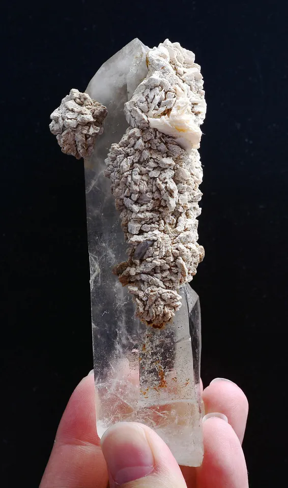 239g  Natural QUARTZ Crystal Calcite Mineral Specimens/Inner Mongolia  China