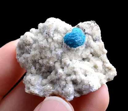 18.0g Natural CAVANSITE & ZEOLITE Crystal Symbiotic Mineral Specimen/ India