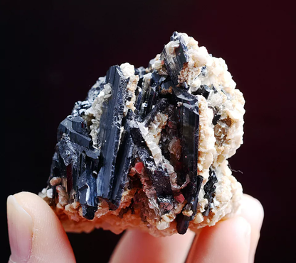 163g Natura Wolframite & Dolomite & Calcite Mineral Specimen/Yaogangxian China