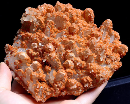 667gNatural New Varieties Rootless Red CRYSTAL CLUSTER Calcite Mineral  Specimen