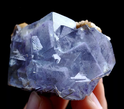 75g Natural Phantom Window Purple Fluorite Mineral Specimen/Yaogangxian China