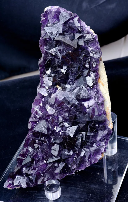 1697g MUSEUM COLLECTION NEWLY DISCOVERED RARE PURPLE FLUORITE MINERAL SAMPLES