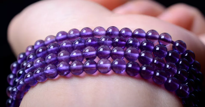 Rare Cure Natural Crystal Amethyst Gem Women bracelet Healing 18.79g