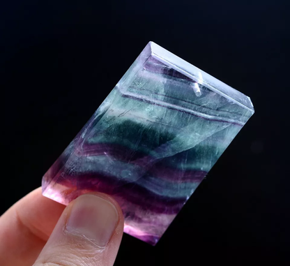 43.5g Natural Rare Variety healing  Gem Rainbow Fluorite Men & Women Pendant